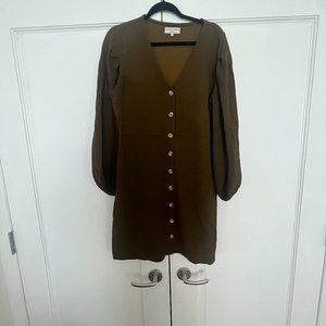 Hunter Green Texture & Thread by Madewell Dress